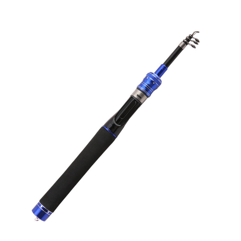 1.8M Mini Portable Adjustable Travel Carp Feeder Telescopic Fishing Rod Stream Hand Pole Fishing Tackle