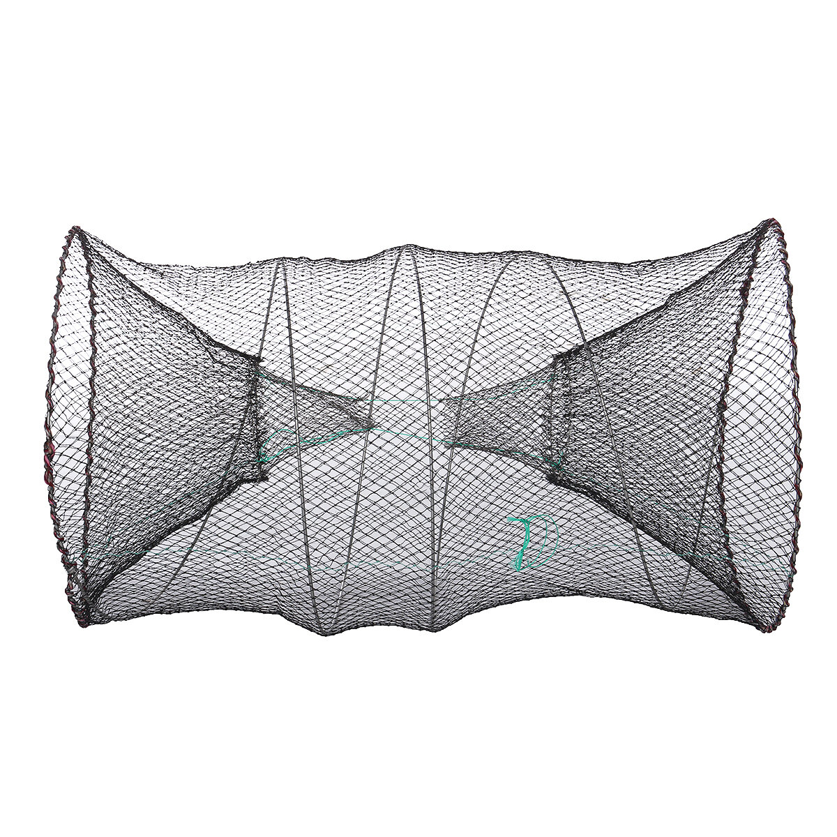 ZANLURE 25-50cm Diameter Folding Fishing Net Cage Crabs Fish Crawdad Shrimp Bait Trap Cast Dip Case Fishing Tools