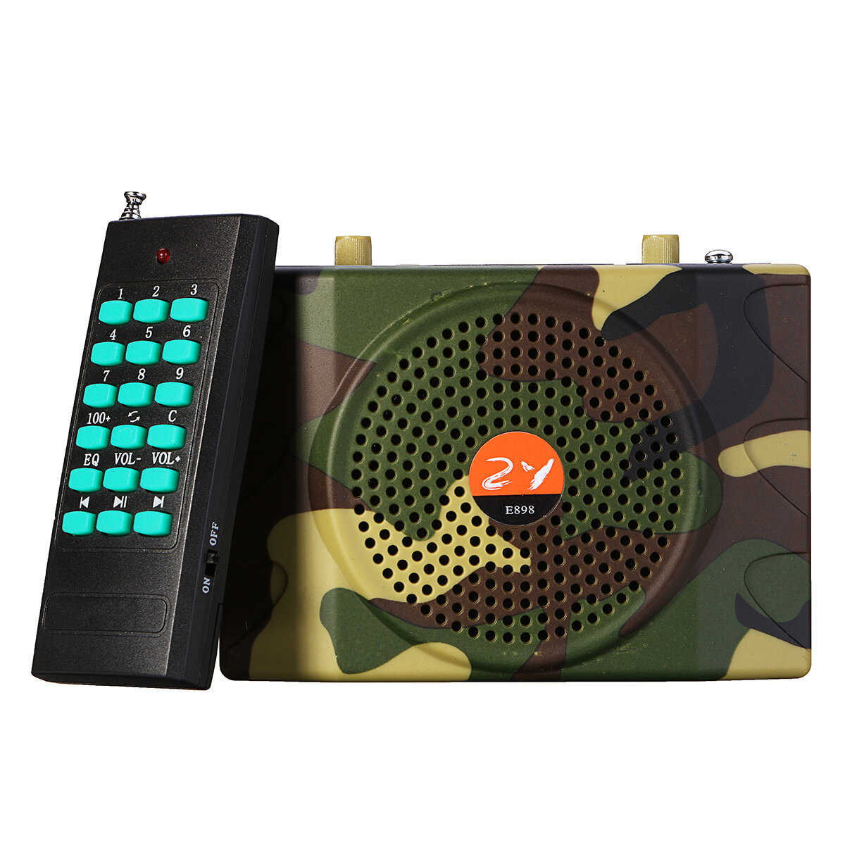 38W Remote Control Camouflage Electric Hunting Decoy Speaker MP3 Speaker Kit Hunting Decoy Calls Electronic Bird Caller