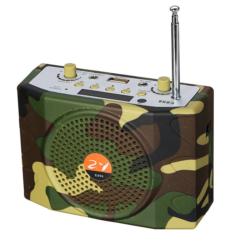 38W Remote Control Camouflage Electric Hunting Decoy Speaker MP3 Speaker Kit Hunting Decoy Calls Electronic Bird Caller