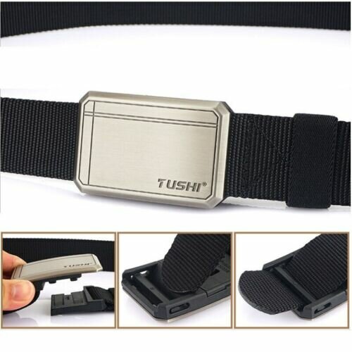 Metal Quick Release Buckle Nylon Tactical Belt 125cm*3.8cm Polyester Waistband New Design Men Tactical Girdle