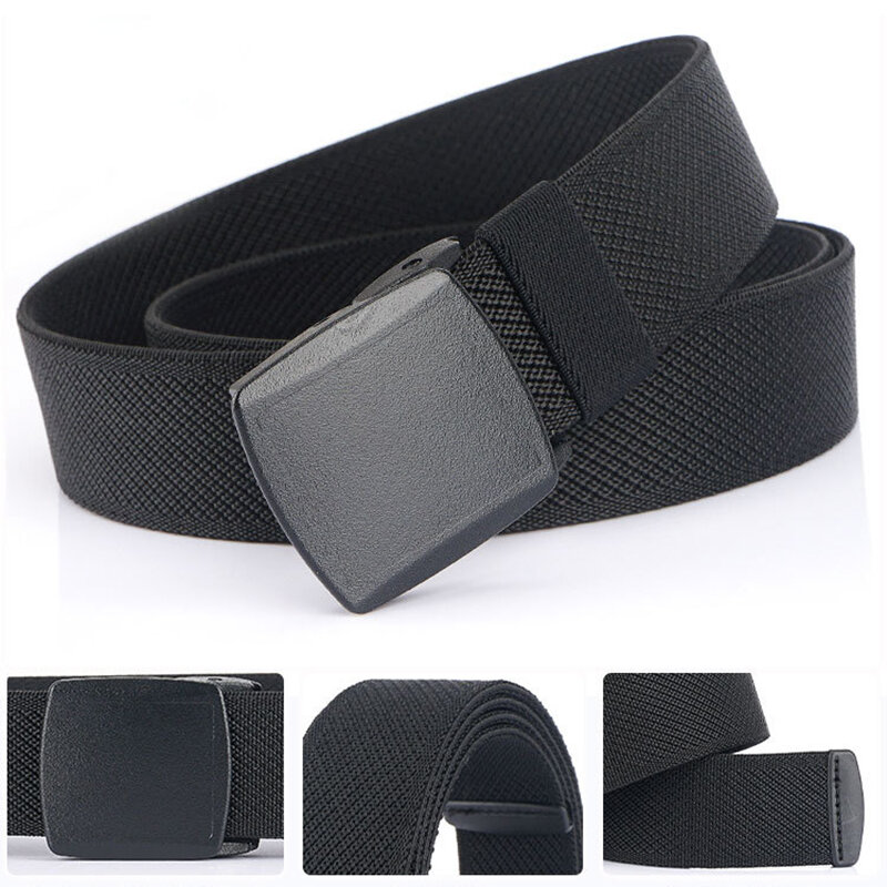 TUSHI 120cm Tactical Nylon Belt Adjustable Wear-resistant Lightweight Waist Belt Buckle Canvas Belt Casual Sports Belts for Outd