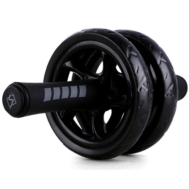 2/3-Wheeled Ab Abdominal Wheel Roller + Knee Pad Home Muscle Trainer Gym Fitness Exercise Tools