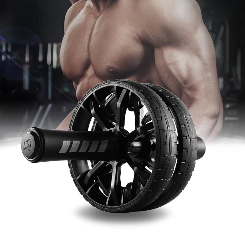 Abdominal Tonifying Wheel Mute Muscle Trainer Exercise Roller for Body Shaping Abs Core Workout Home Gym Fitness Equipment