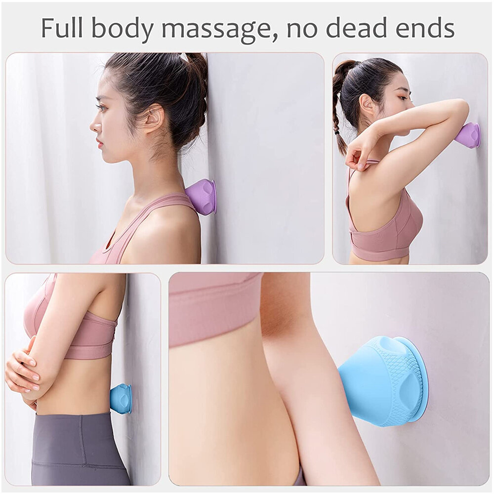 Silicone Muscle Training Massage Ball Cone Solid Adsorption Full Body Recovery for Sport Pain Release