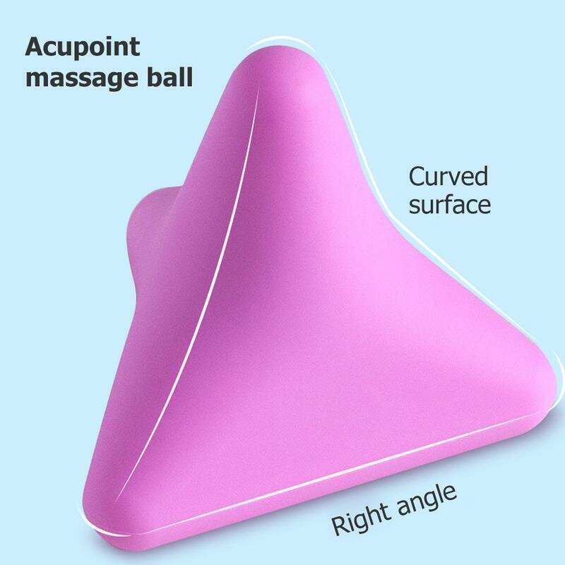 4 Corners Silicon Massage Ball Portable Easy to Use Back Neck Foot Pain Relieved Massager for Muscle Exercise