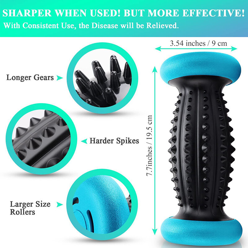 Foot Roller Massager Fascia Relaxation Massage Roller Deep Tissue Recovery Foot Massager Relief Plantar Fasciitis Tool Muscle Re