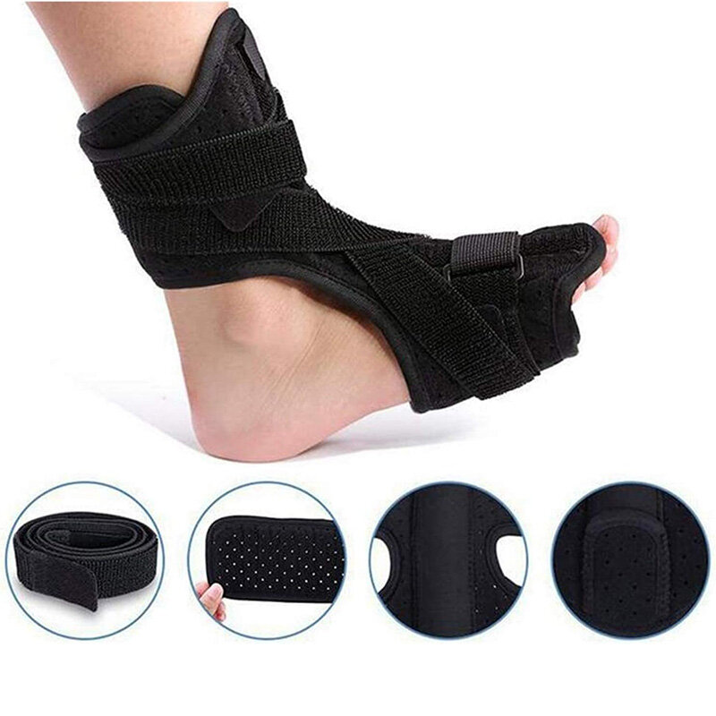 1pcs Adjustable Ankle Support Plantar Fasciitis Night Breathable Splint for Plantar Fasciitis Foot Heel Pain