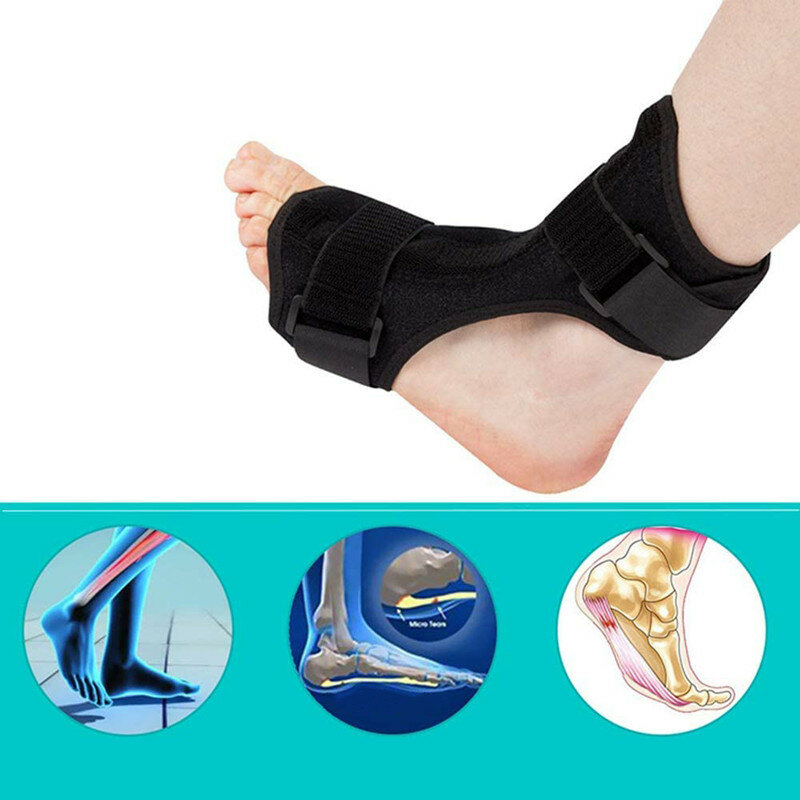 1pcs Adjustable Ankle Support Plantar Fasciitis Night Breathable Splint for Plantar Fasciitis Foot Heel Pain