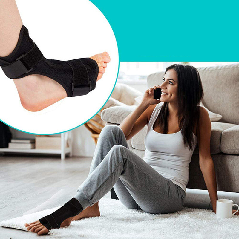 1pcs Adjustable Ankle Support Plantar Fasciitis Night Breathable Splint for Plantar Fasciitis Foot Heel Pain