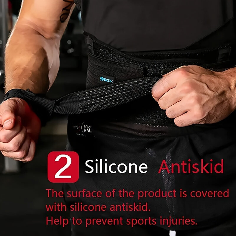 Sports Wrist Strap Anti-slip Grip Strap Gym Lifting Straps for Enhanced Body Building Strength Training