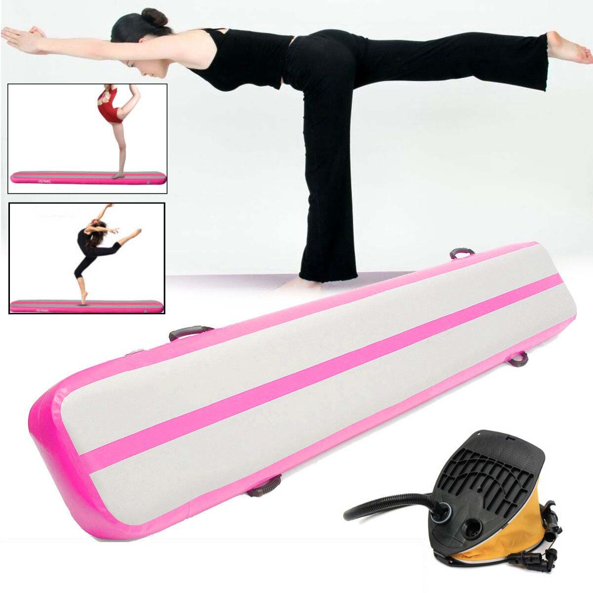 40cm*5m*10cm Inflatable Air Balance Beam inflatable Training Mat Air Tumbling Track GYM Mat