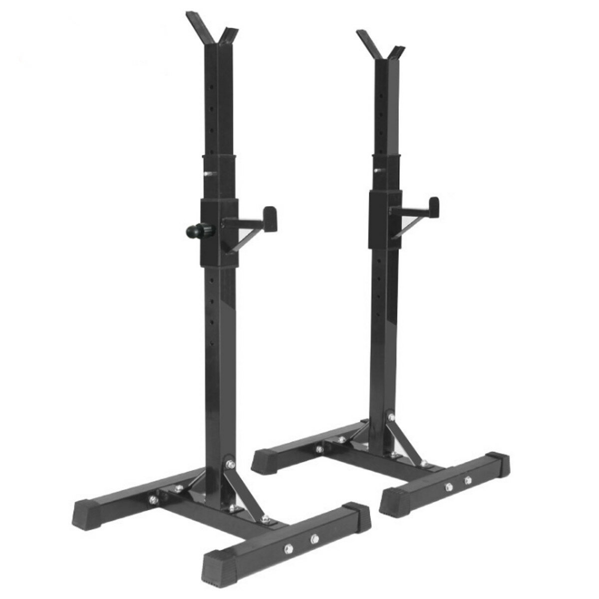 500KG Max Load Adjustable Barbell Stand Multifunction Squat Rack Home Gym Weight Lifting Press