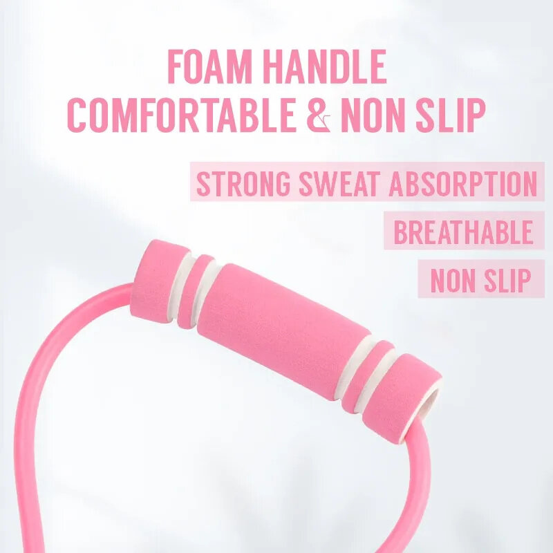 140cm Length Lightweight Portable Tension Rope Rubber Speed Training Pull Rope Fitness Workout Strength Resistance Band