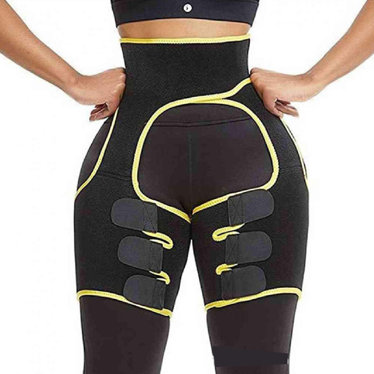 3 In 1 Women Thigh Body Shaper Slimming Body Belt Hip Enhancer Sport Shape-wear Exercise