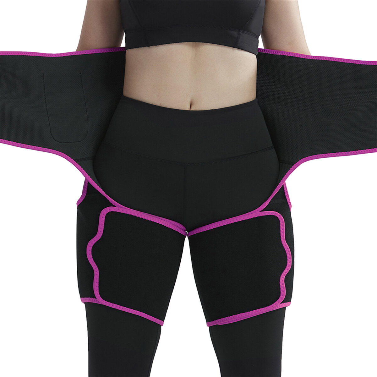 Thigh Trimmer Belt Butt Lifter Body Shaper Leg Slimmer Sweat Trainer Home Gym Sport Fitness