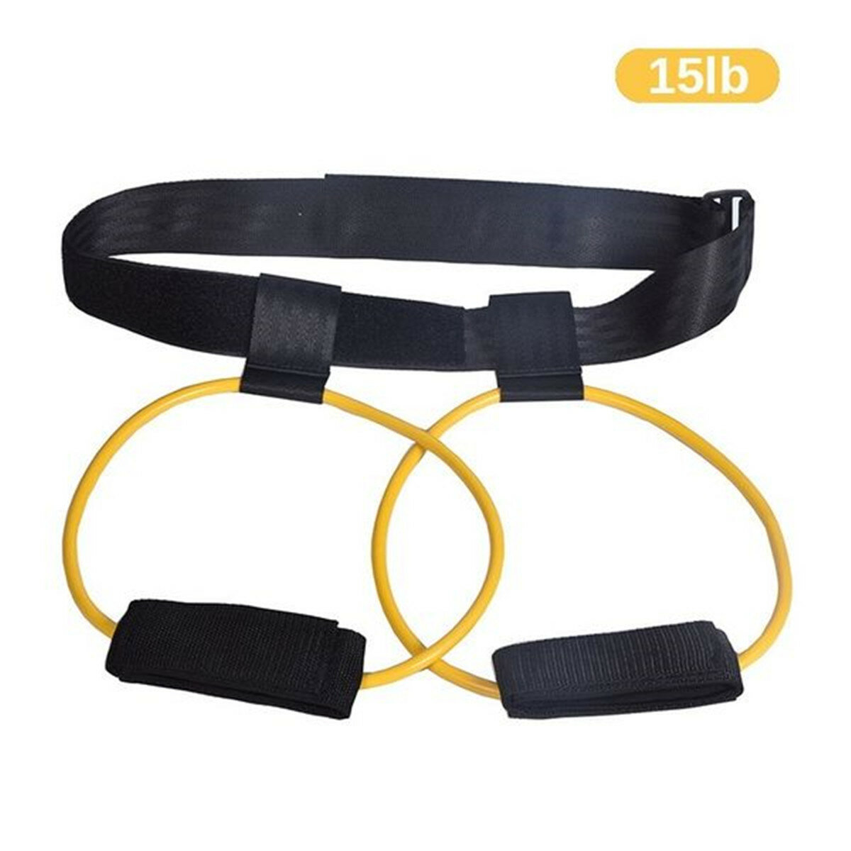 15-35lb Adjustable Fitness Resistance Bands Elastic Band Butt Legs Muscle Training Band