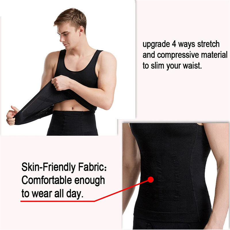 Sport Vest Men's Quick Dry Stretchy Sweat-wicking Sportswear for Gym Workout Running Exercise Fitness