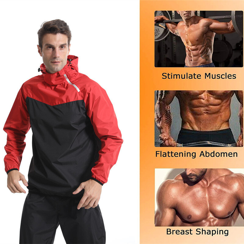 Men's sweat suit Polyester Material Casual Sweatsuits Long Sleeve Hoodie Pants Set for Gym Workout Running