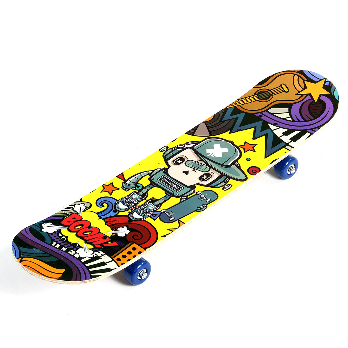 Children's Skateboard Four-wheel Maple Double Warp Suit for Beginner Teenagers CO