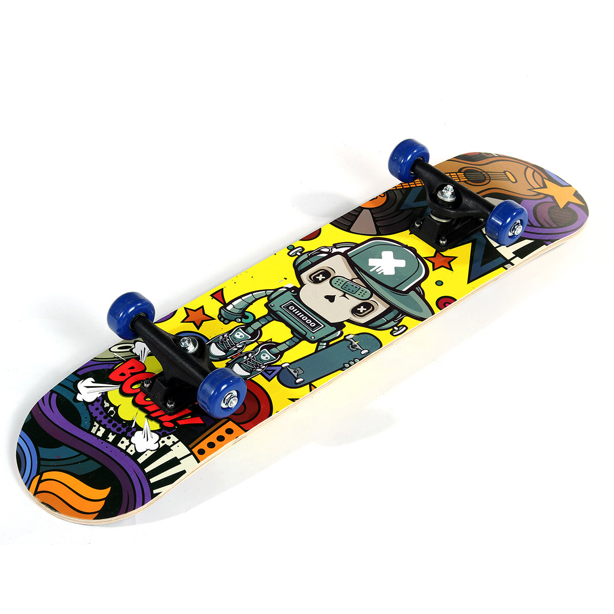 Children's Skateboard Four-wheel Maple Double Warp Suit for Beginner Teenagers CO