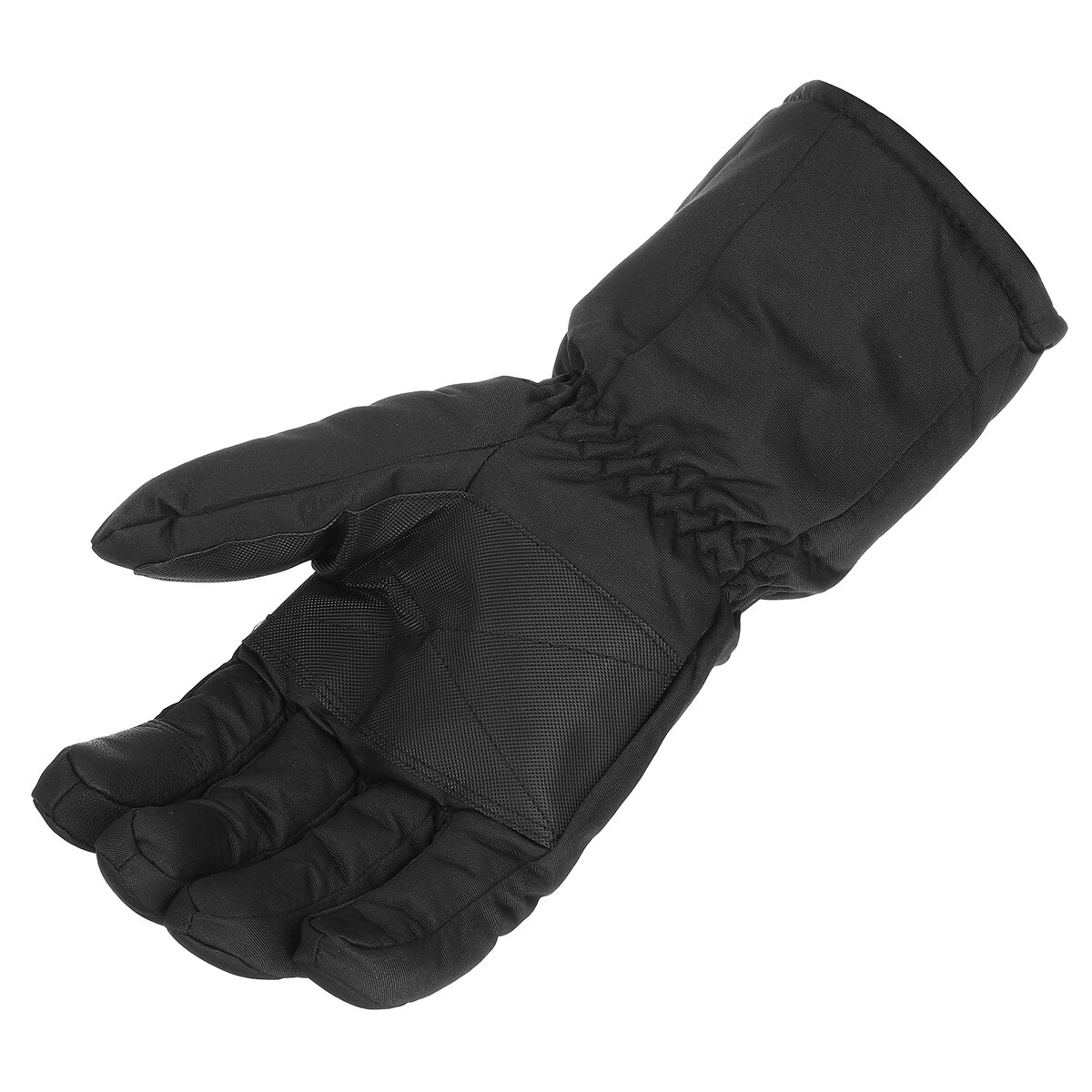 1 Pair Electric Heated Gloves Touchscreen Warm Battery Gloves Full Finger Waterproof Heating Thermal Gloves Ski Bike Mobile Phon