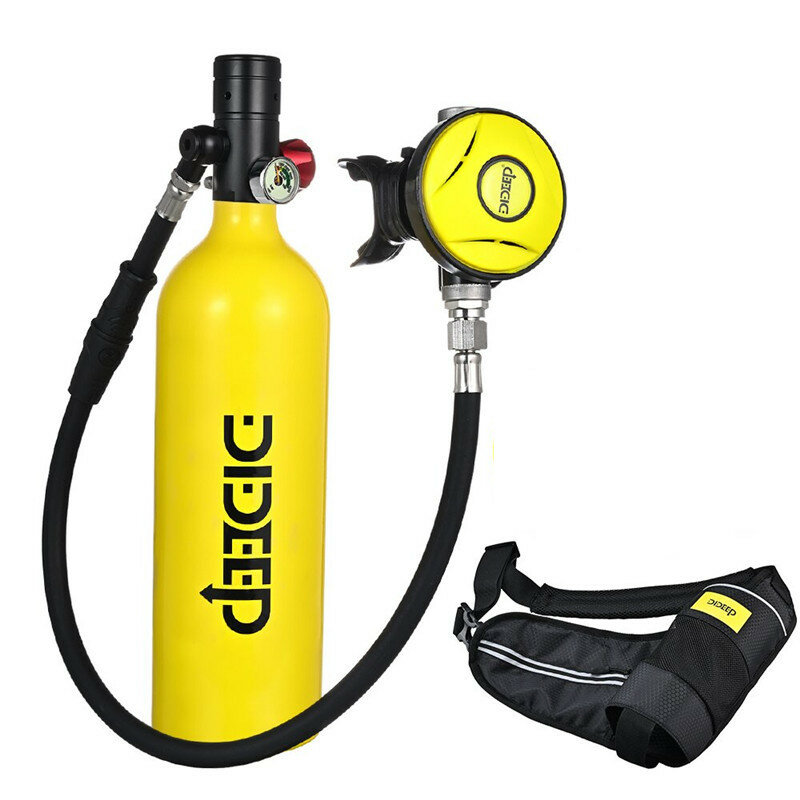 DIDEEP X4000Pro 1L Scuba Diving Gear Cylinder Oxygen Professional Buceo Diving Equipment Scuba Kit Water Pump Snorkeling Set