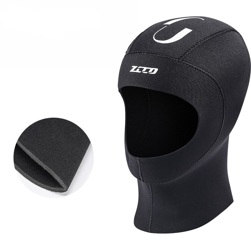 ZCCO Diving Head Cover 3mm Neoprene Hoods Surfing Snorkeling Winter Thermal Swimming Headgear for Men Women