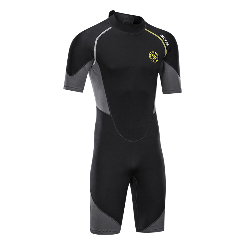 ZCCO Adult Wetsuit 1.5mm Neoprene Comfortable Split Top Shortie Snorkeling Suit Cold-proof Warm Plus Size Surfing Set