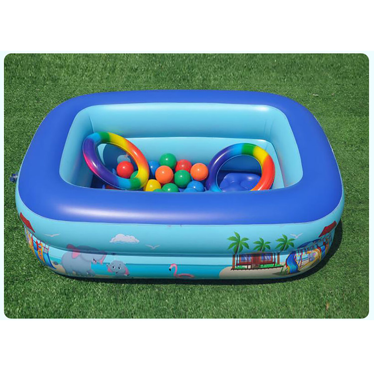 Thickened PVC Inflatable Swimming Pool Children's Swimming Pool Bath Tub Outdoor Indoor Play Pool Children's Toys Gifts