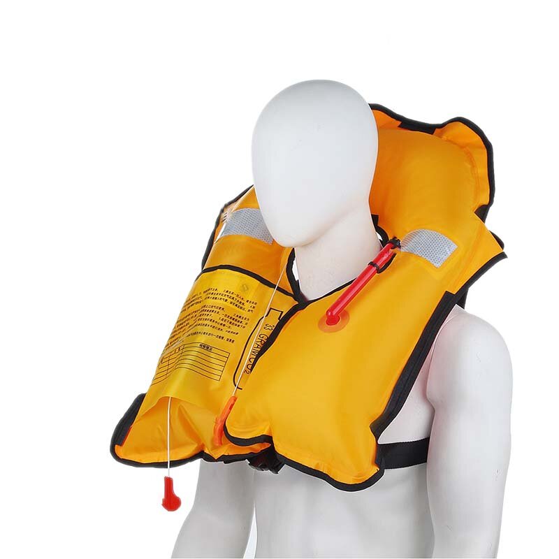 Automatic Inflatable Life Jacket Inflation Adult Survival Aid Vest With Luminous Film Super Floating Swimwear Water Sport Swimmi