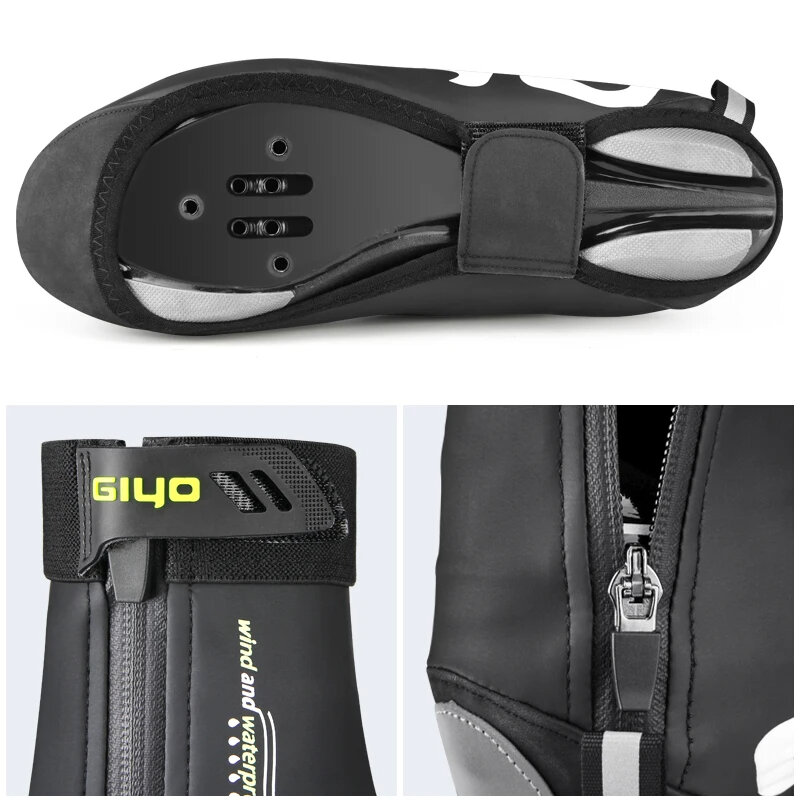 GIYO RD-100 Cycling Warm Shoe Sealed Design Windproof Waterproof Comfortable Shoe Cover for Road Biking