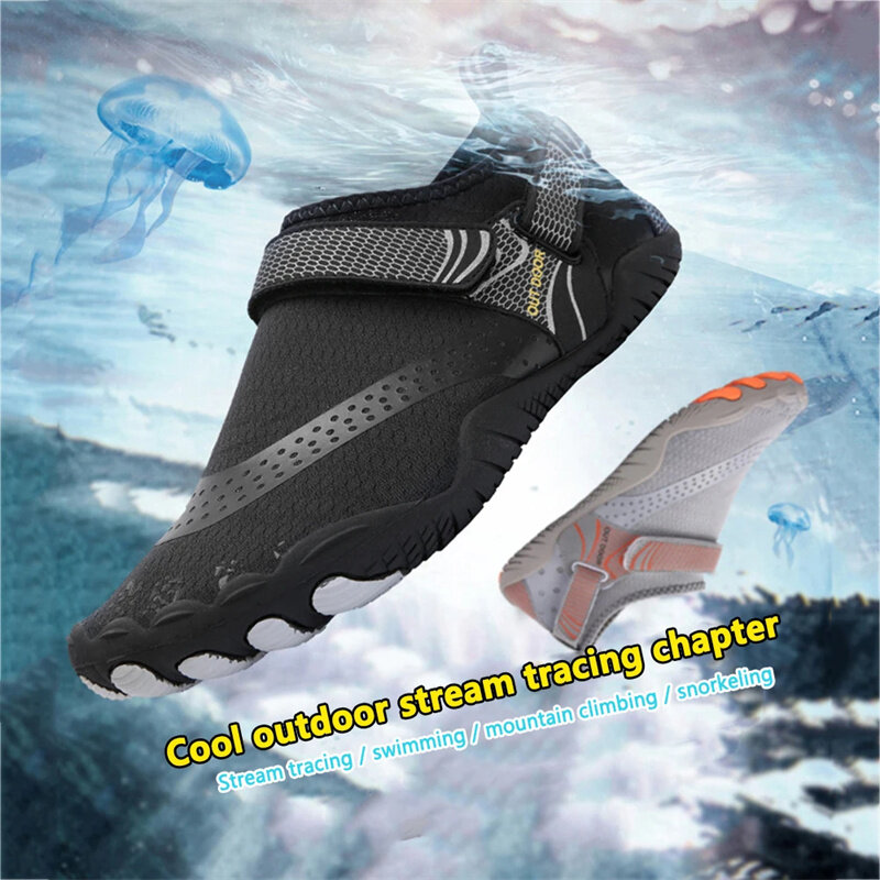 TENGOO Beach Wading Sandal Quick Dry Non-Slip Breathable Surf Fishing Fitness Water Sports Shoes