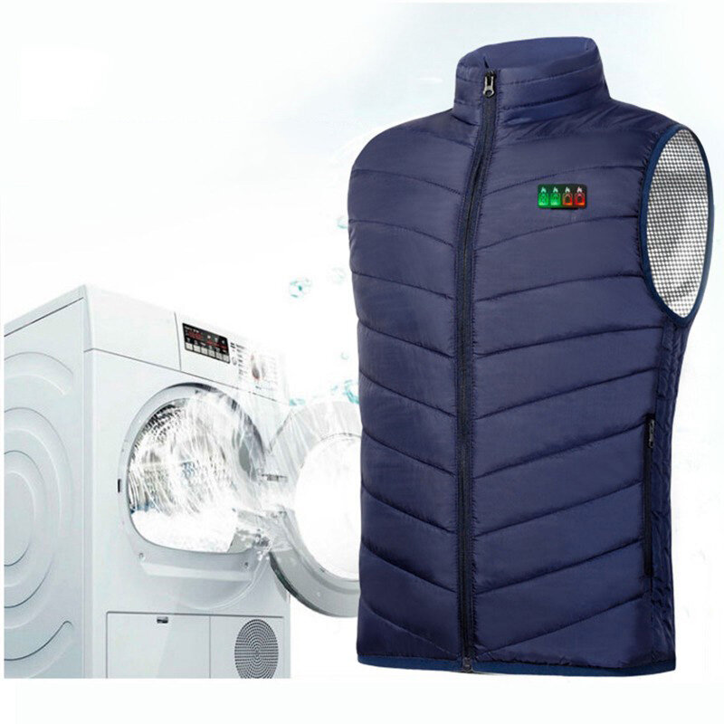 TENGOO HV-15 Heated Vest 15 Areas Heating USB Electric Thermal Clothing Winter Warm Vest Outdoor Heat Coat