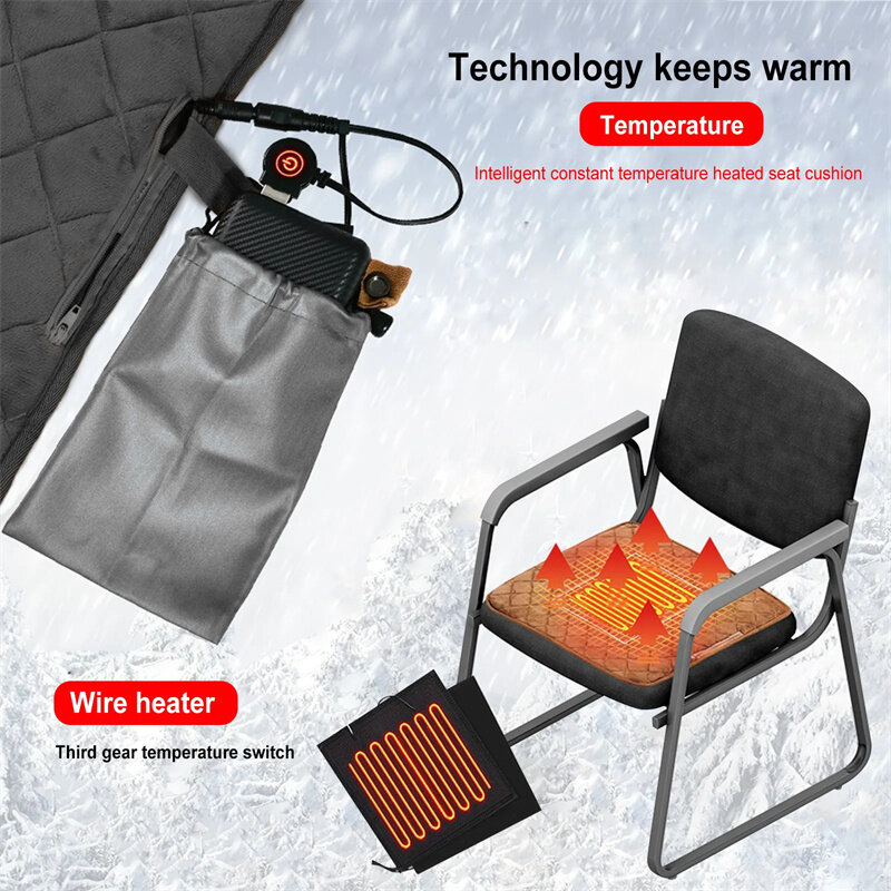 Winter Heating Cushion USB Intelligent Constant Temperature Warm Multifunctional Heating Cushion for Outdoor Home Car Office