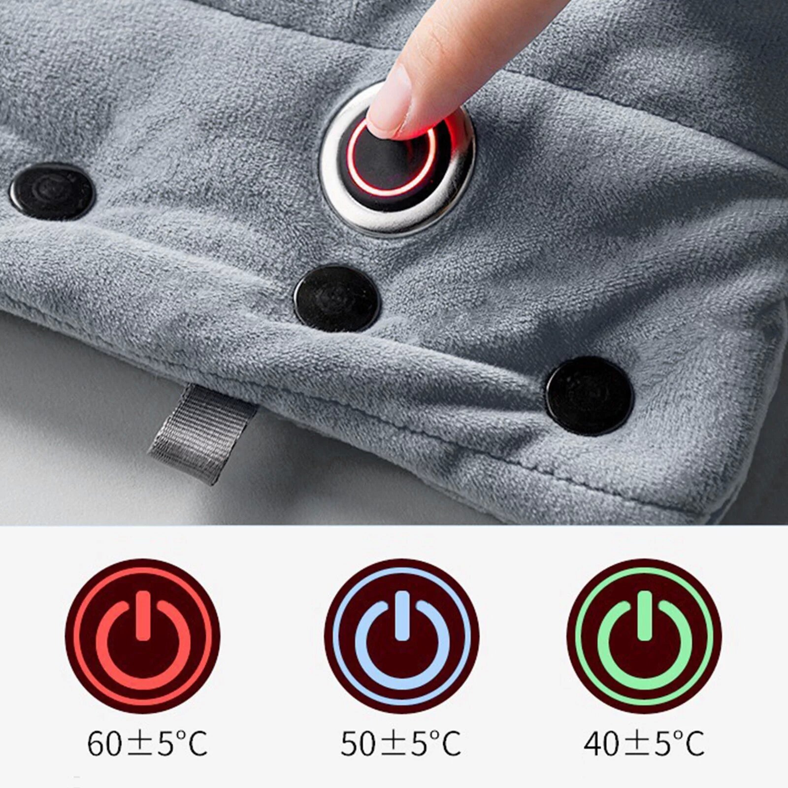 Winter Heating Cushion USB Intelligent Constant Temperature Warm Multifunctional Heating Cushion for Outdoor Home Car Office