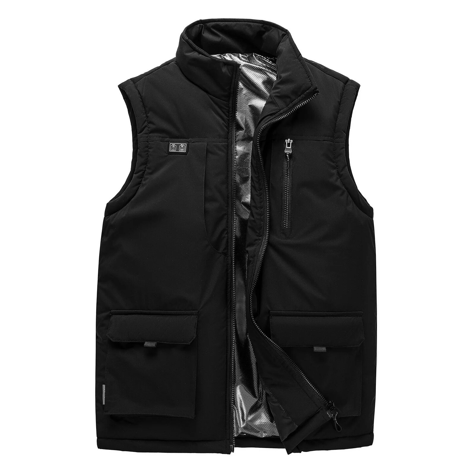 TENGOO HV-11B Unisex 11 Places Heating Vest 3-Gears Heated Jackets USB Electric Thermal Clothing Winter Warm Vest Outdoor Heat C