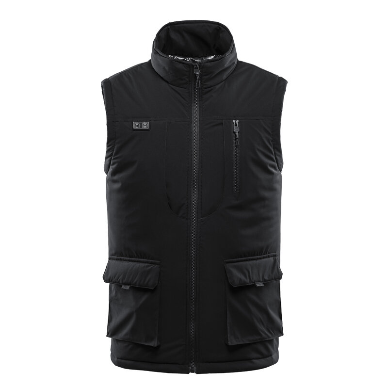 TENGOO HV-11B Unisex 11 Places Heating Vest 3-Gears Heated Jackets USB Electric Thermal Clothing Winter Warm Vest Outdoor Heat C