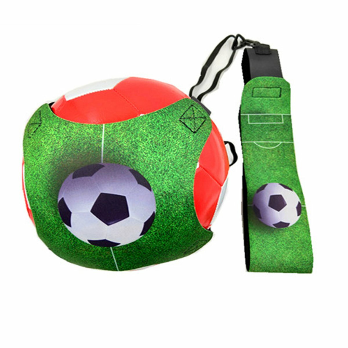 1.8M 3D Football Kick Trainer Adjustable Elasticity Soccer Control Skill Practice Equipment Soccer Training Accessories Kit