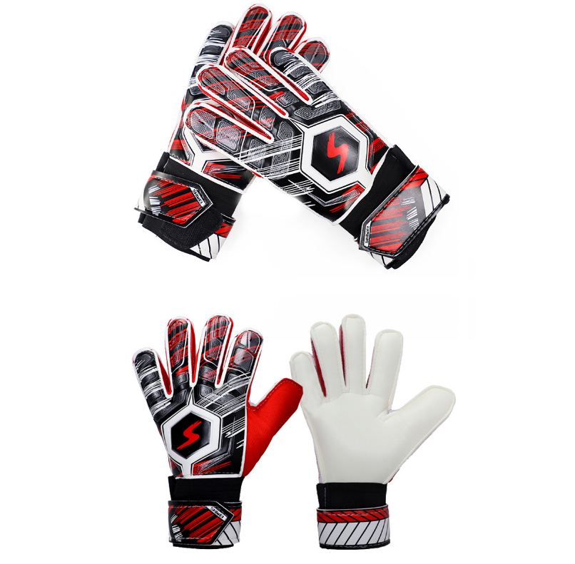 Soccer Goalkeeper Gloves Breathable Wear Child Goalkeeper Gloves Rubber Football Gloves