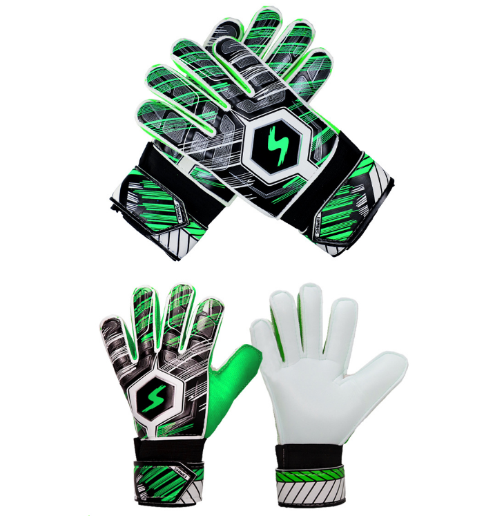 Soccer Goalkeeper Gloves Breathable Wear Child Goalkeeper Gloves Rubber Football Gloves