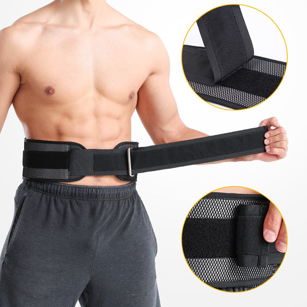 Muscle Fitness Waist Back Brace Belt for Sports Weight Lifting Lumbar Protection