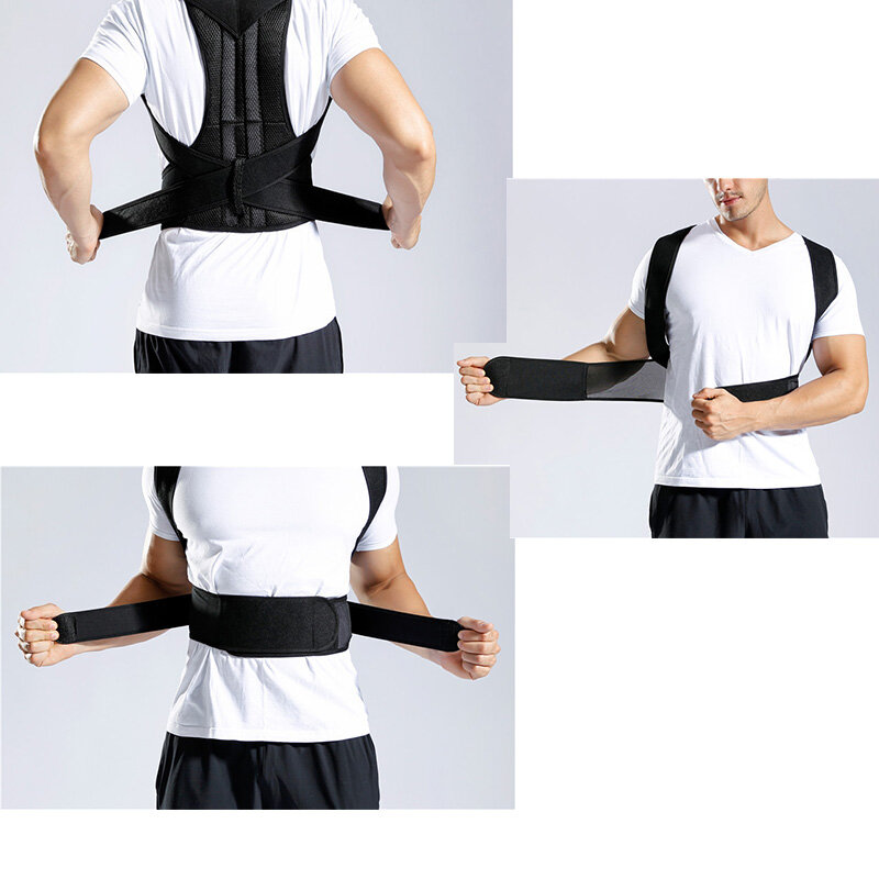 Y005 Adjustable Back Support Comfort Breathable Posture Shoulder Spine Corrector for Home Office Sport