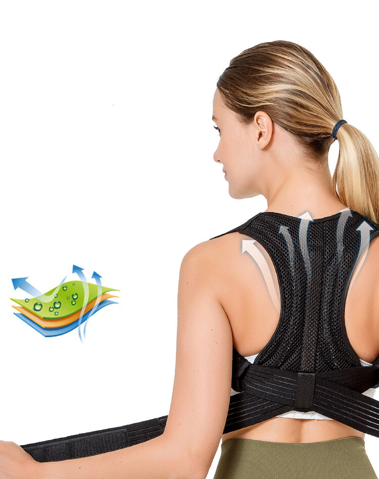 Y22 Humpback Correction Belt Comfort Breathable Shoulder Spine Protection for Better Sitting Posture