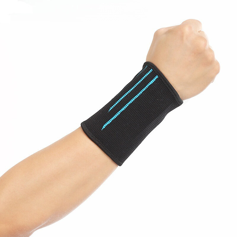 BOER Wrist Hand Support Soft Nylon Fabric Sweat-absorbent Breathable Wristband Protector For Sports Weight Lifting Fitness Train