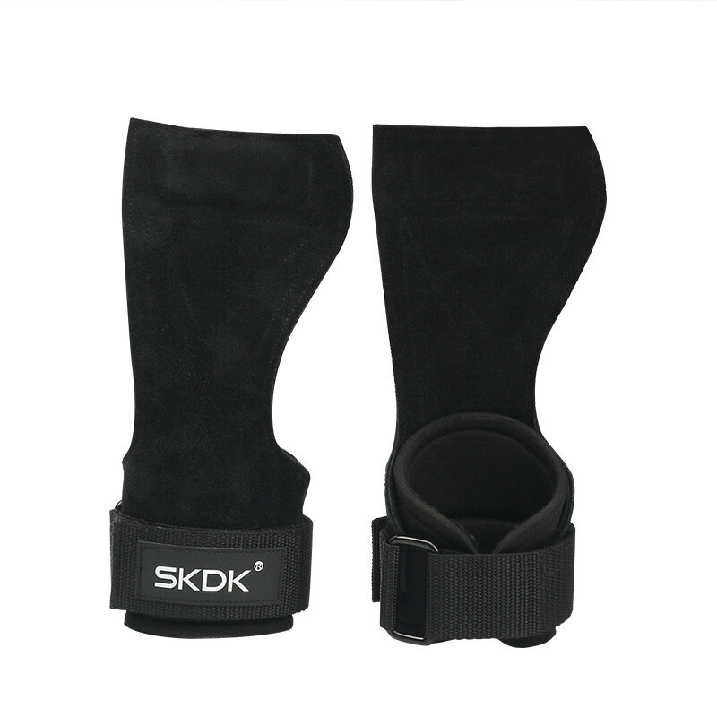 SKDK Fitness Gloves Protective Hand Gear Anti-slip Wear-resistant Wrist Protection Hard Pull Grip Strength Ehanced for Outdoors