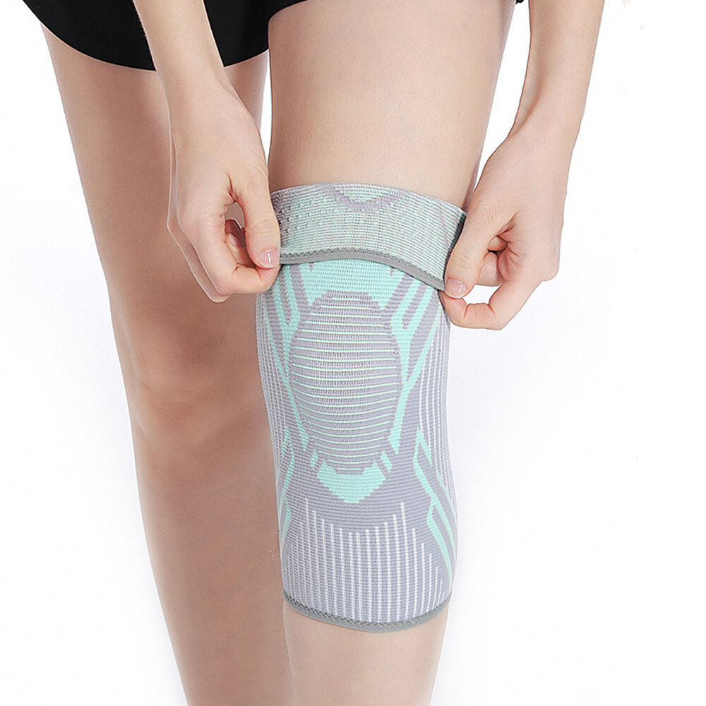 BOER Breathable Knees Patella Protection Pad Anti-slip Vibration High Elasticity Adjustable Nylon Sports Protective for Fitness