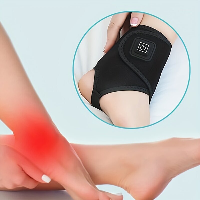 1pc Hot Compress Heating Knee Pad 3 Level Temperature Adjustment 360-degree Surround design Bare Foot Protection Pain Relieve Fo