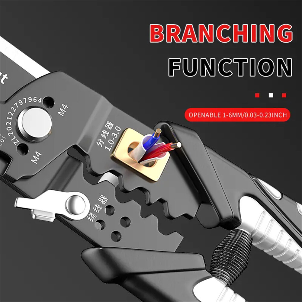 Multifunctional Wire Strippers Electrician Crimping Wire Stripping Pliers Hardware Tools Universal Wire Cutting Pliers