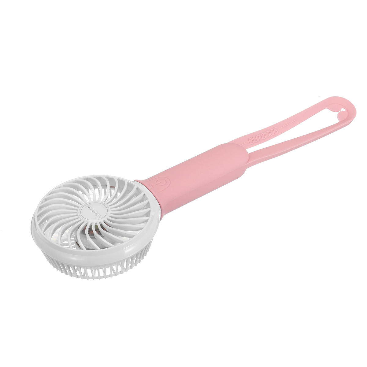 USB Cooling Fan Portable Handheld Fan 3 Speed Mini Fan LED light 2200mAh Battery Hanging Fan